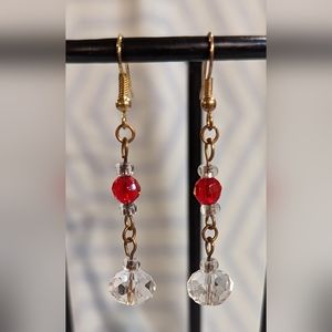 Handmade Fishhook Dangle Earrings